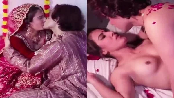 Cute desi bride’s suhagrat first night romance turns into hot sex