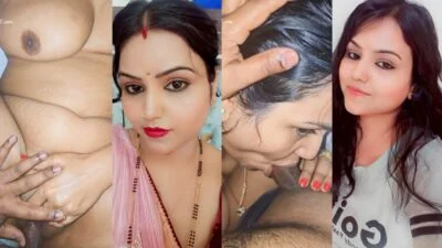 Sexy Bhabhi fucking with lover and nude selfie leaked video